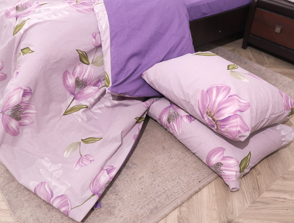 Евро макси набор постельного белья 200*220 из Бязи "Gold" №159117AB Черешенка™