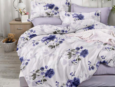 Евро макси набор постельного белья 200*220 из Сатина №3222 Черешенка™