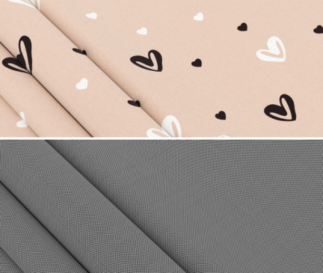 Тканина для постільної білизни Бязь "Gold" Lux GL8057 (A+B) - (50м+50м)