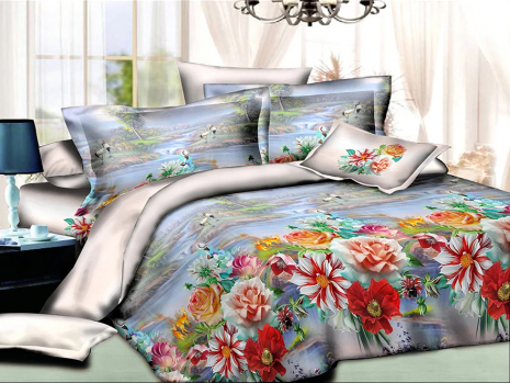 Тканина для постільної білизни Ранфорс R106 (A+B) - (60м+60м)