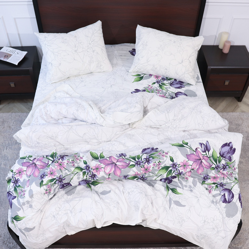 Полуторний набір постільної білизни 150*220 із Бязі "Gold" №152088 Черешенка™