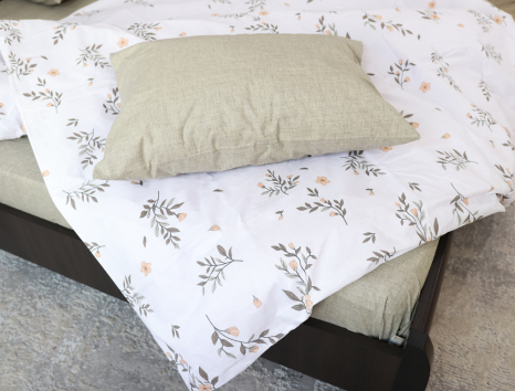 Євро-максі набір постільної білизни 200*220 із Бязі "Gold" №515047AB Черешенка™