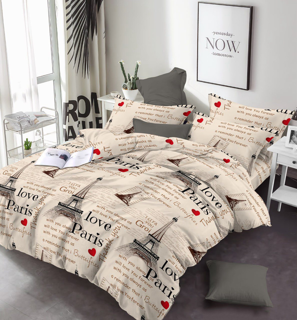 Ткань для постельного белья Бязь "Gold" Lux GL17110beige