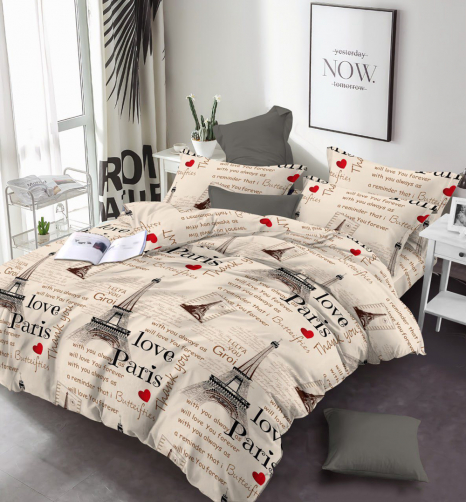 Ткань для постельного белья Бязь "Gold" Lux GL17110beige