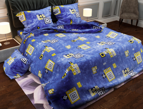 Тканина для постільної білизни Бязь "Gold" Lux "Морський настрій" GL2893R