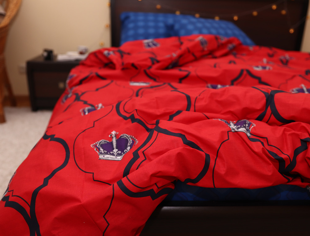 Семейный набор хлопкового постельного белья из Бязи "Gold" №151510AB Черешенка™