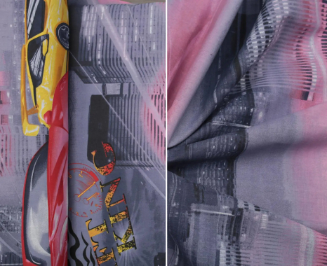 Ткань для постельного белья Бязь "Gold" Lux детская GLB4839