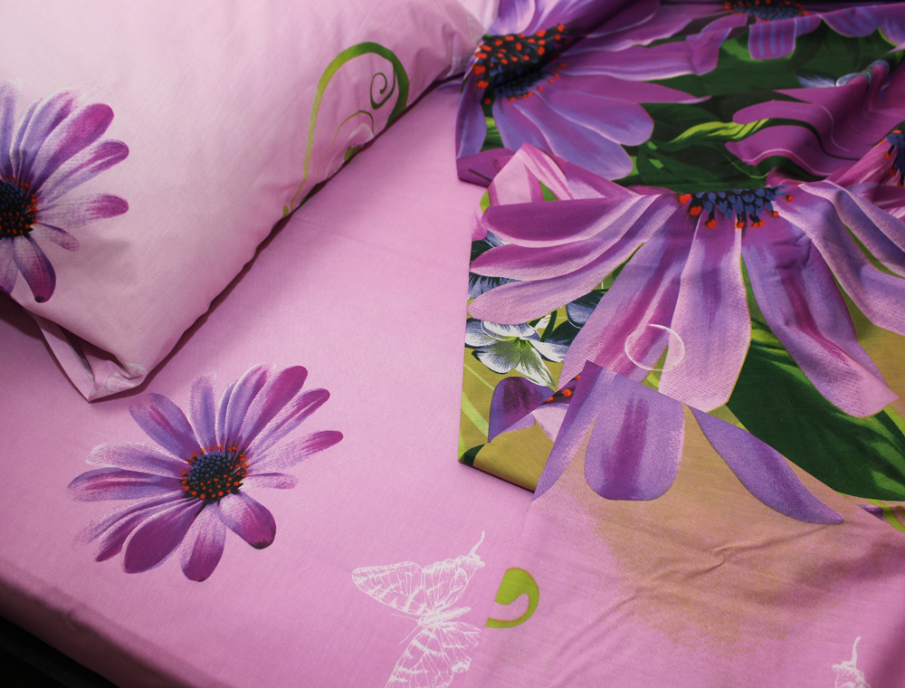 Двоспальний набір постільної білизни 180*220 із Ранфорсу №18910 Черешенка™