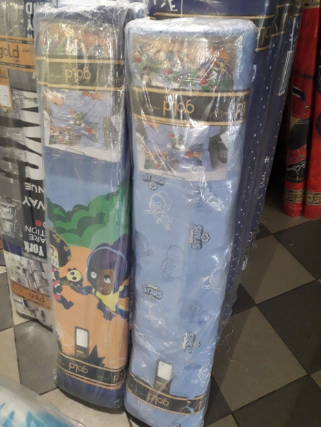 Ткань для постельного белья Бязь "Gold" Lux детская "Звездные бои" GLB4502-2 (A+B) - (50м+50м) (мелкий)