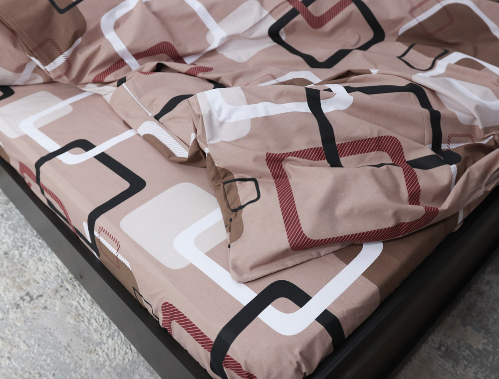 Полуторний набір постільної білизни 150*220 із Бязі "Gold" №157567 Черешенка™