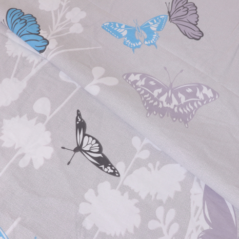 Ткань для постельного белья Бязь "Gold" Lux GL3587grey