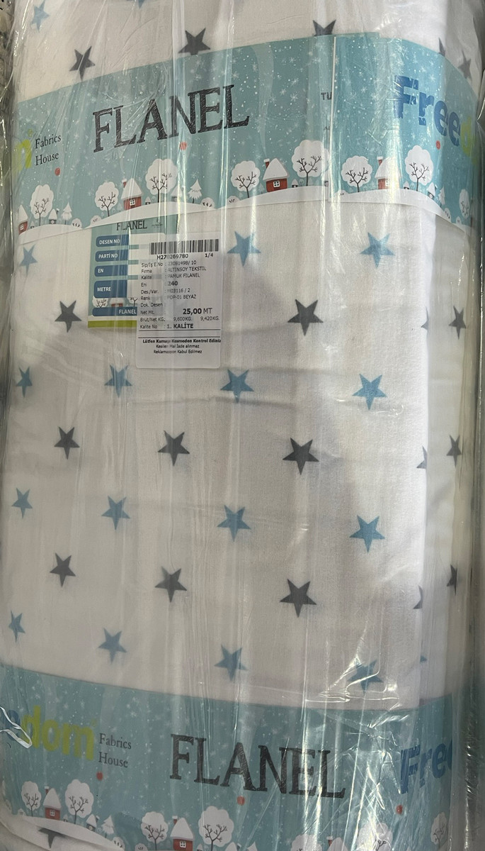 Ткань для постельного белья Фланель (байка) детcкая FLB1067 (25м)