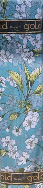 Ткань для постельного белья Бязь "Gold" Lux GL16270green