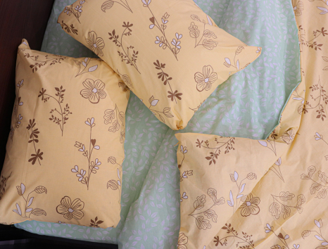 Євро-максі набір постільної білизни 200*220 із Бязі "Gold" №155340AB Черешенька™