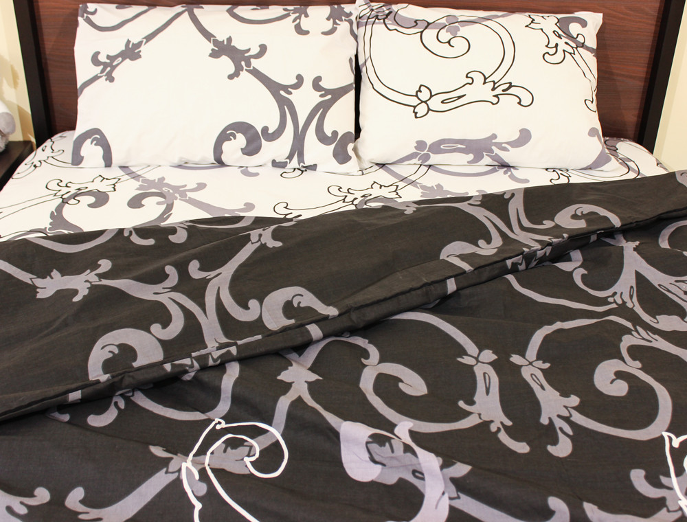 Євро-максі набір постільної білизни 200*220 із Бязі "Gold" №1512173AB Черешенка™