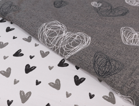 Сімейний набір постільної білизни із Бязі "Gold" №158406AB Черешенька™