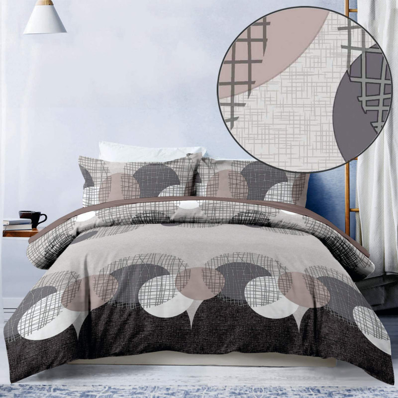 Ткань для постельного белья Бязь "Gold" Lux GL3590beige