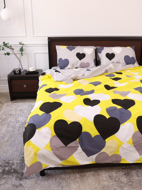 Семейный набор хлопкового постельного белья из Бязи "Gold" №151233AB Черешенка™