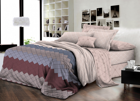 Евро макси набор постельного белья 200*220 из Ранфорса №186095AB Черешенка™