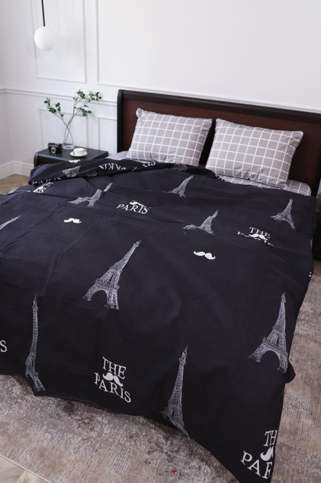 Двоспальний набір постільної білизни 180*220 із Бязі "Gold" №151569AB Черешенка™