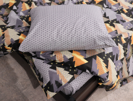 Двуспальный набор постельного белья 180*220 из Бязи "Gold" №1510210AB Черешенка™