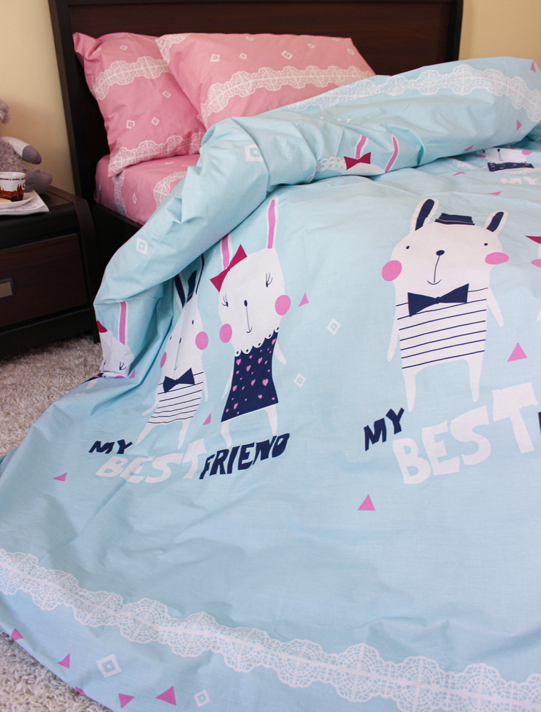 Дитячий комплект з Бязі "Gold" №16158AB Черешенька™