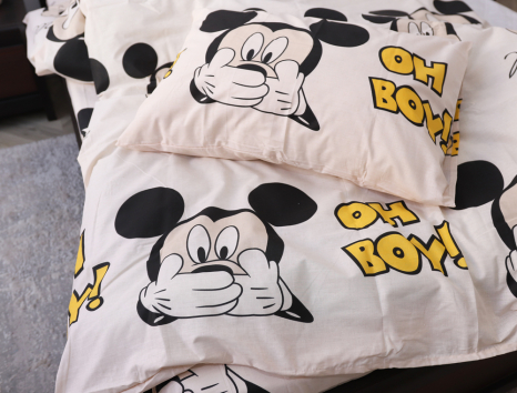 Полуторний набір постільної білизни 150*220 із Бязі "Gold" №614896 Черешенка™