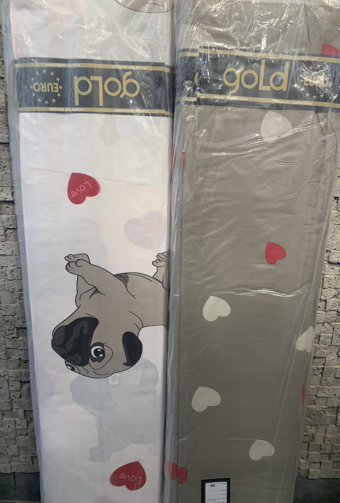 Ткань для постельного белья Бязь "Gold" Lux GL1720 (A+B) - (50м+50м)