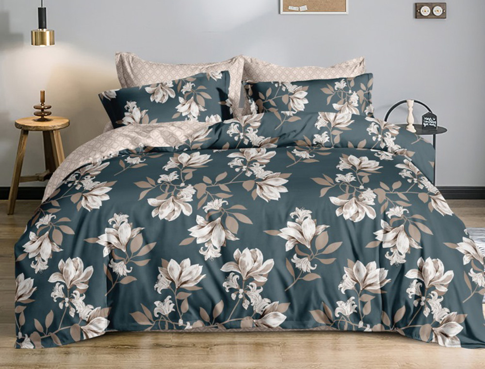 Семейный набор хлопкового постельного белья из Бязи "Gold" №154746AB Черешенка™