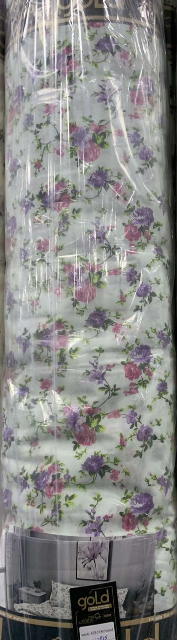 Ткань для постельного белья Бязь "Gold" Lux GL7875violet