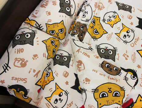 Полуторний набір постільної білизни 150*220 із Бязі "Gold" №614121 Черешенка™