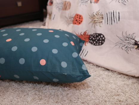 Семейный набор хлопкового постельного белья из Сатина №020AB Черешенка™