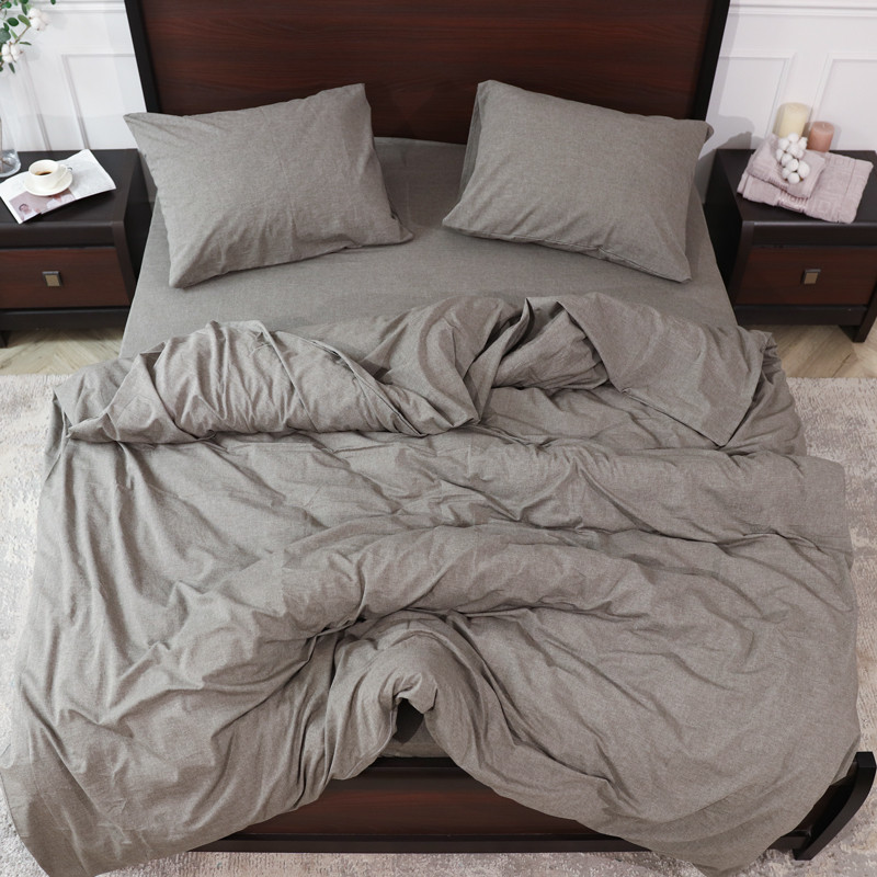 Полуторный набор постельного белья 150*220 из Вареного Хлопка №87115 Черешенка™