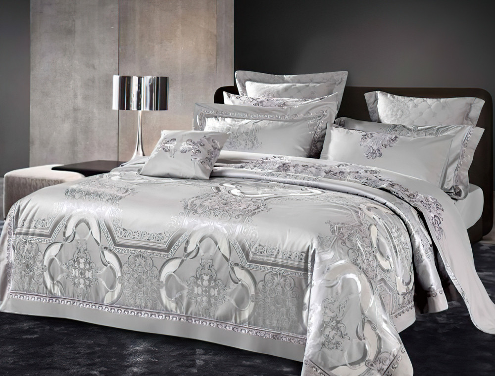 Двоспальний набір постільної білизни 180*220 із Жакарду №017AB KRISPOL™