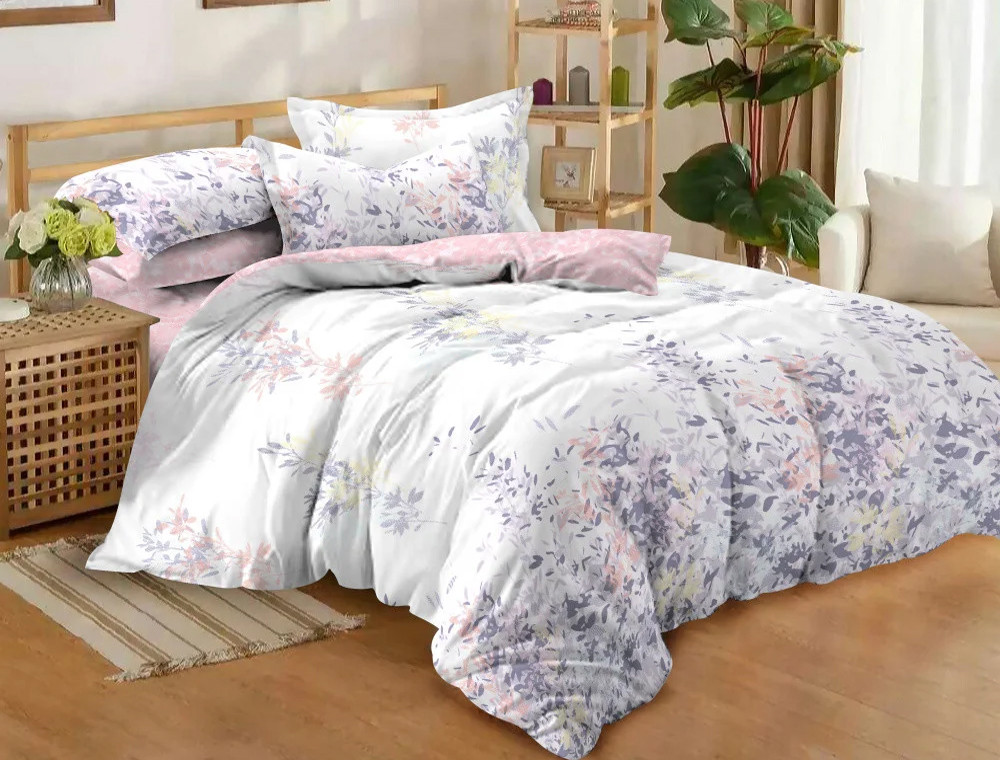 Тканина для постільної білизни Сатин S48-2 (A+B) - (60м+60м)