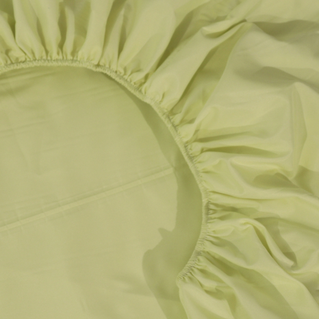 Простынь на резинке (90*200*25 орнамент на желтом №2525