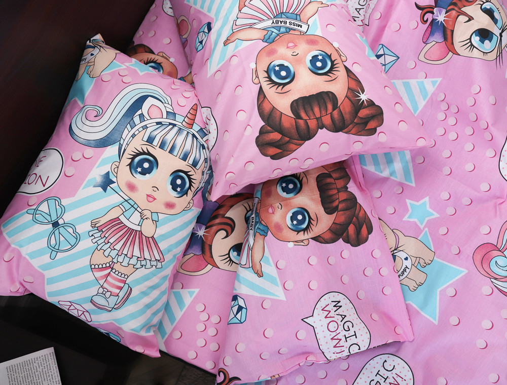 Полуторный набор постельного белья 150*220 из Бязи "Gold" №615048 Черешенка™