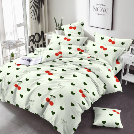 Ткань для постельного белья Бязь "Gold" Lux GL3572green