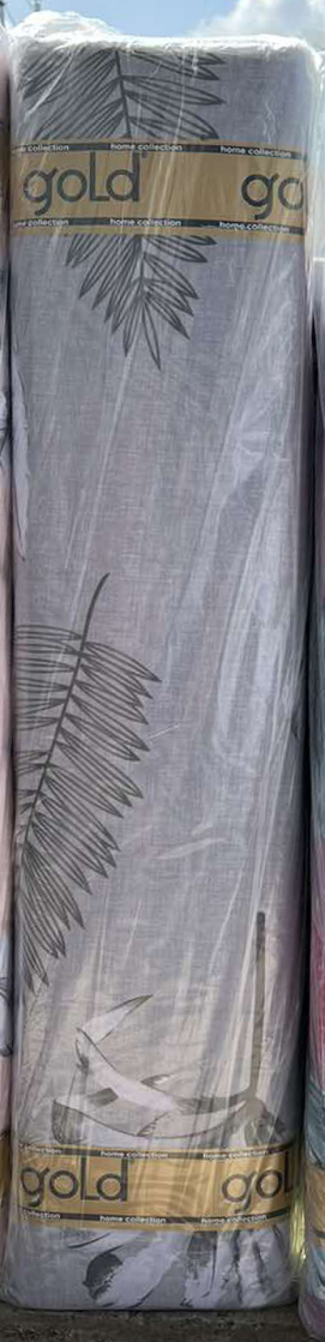Тканина для постільної білизни Бязь "Gold" GLL3530gray-gold