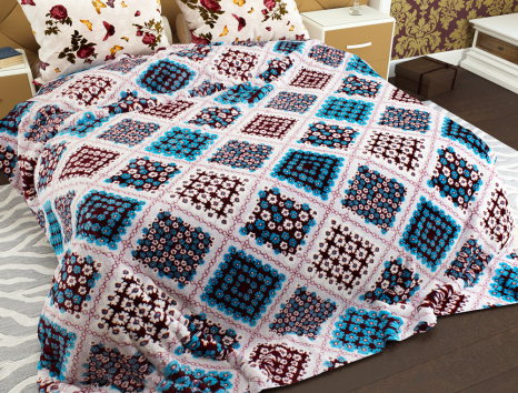 Полуторний флісовий плед №33471