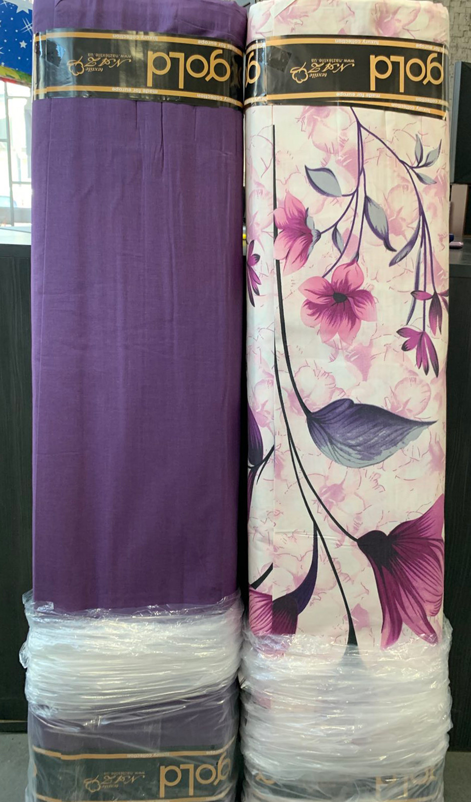 Тканина для постільної білизни Бязь "Gold" Lux GL8284 (A+B) - (50м+50м)