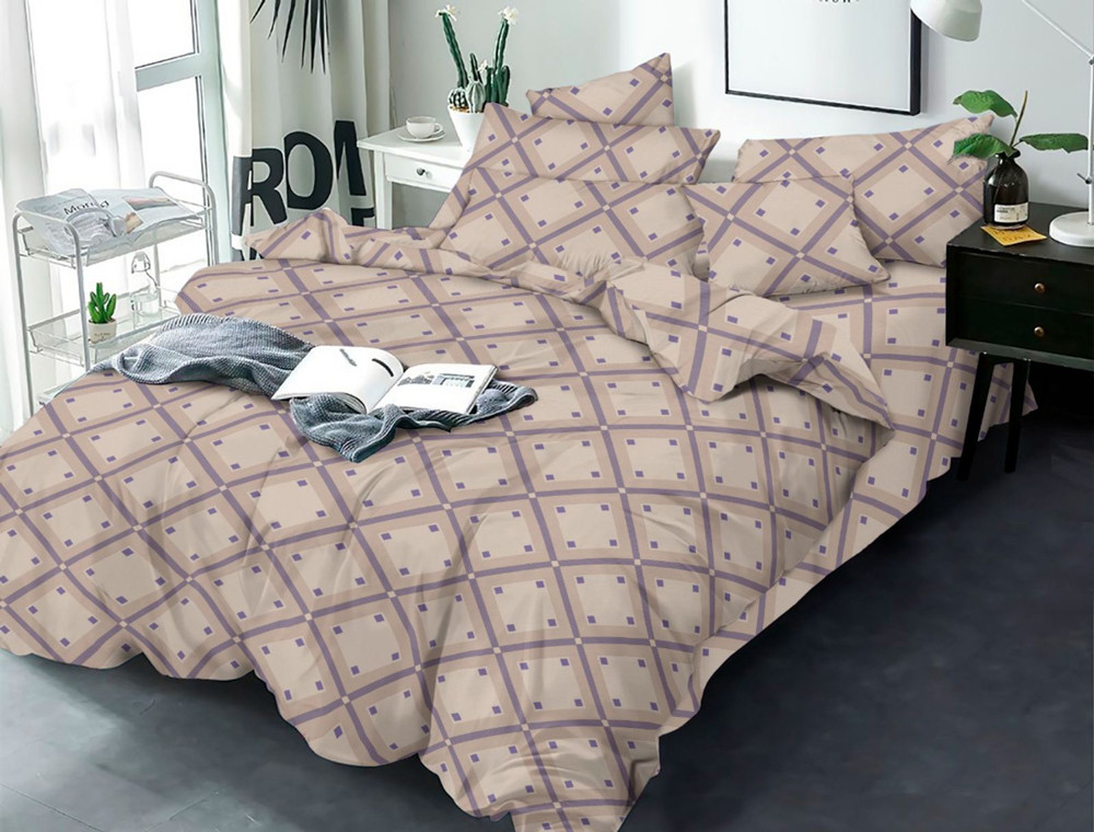 Тканина для постільної білизни Бязь "Gold" Lux GL3665beige