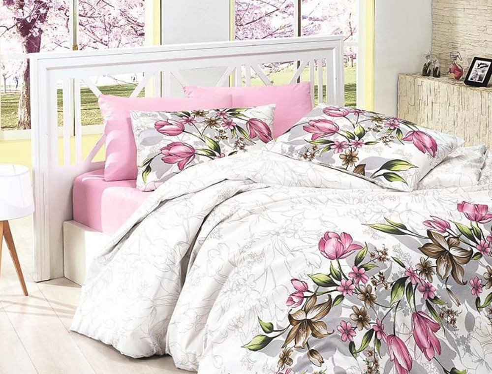 Двоспальний набір постільної білизни 180*220 із Бязі "Gold" №1520888 Черешенка™