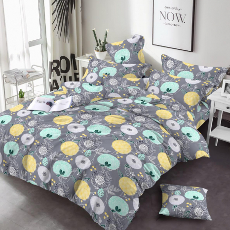 Ткань для постельного белья Бязь "Gold" Lux GL3531grey