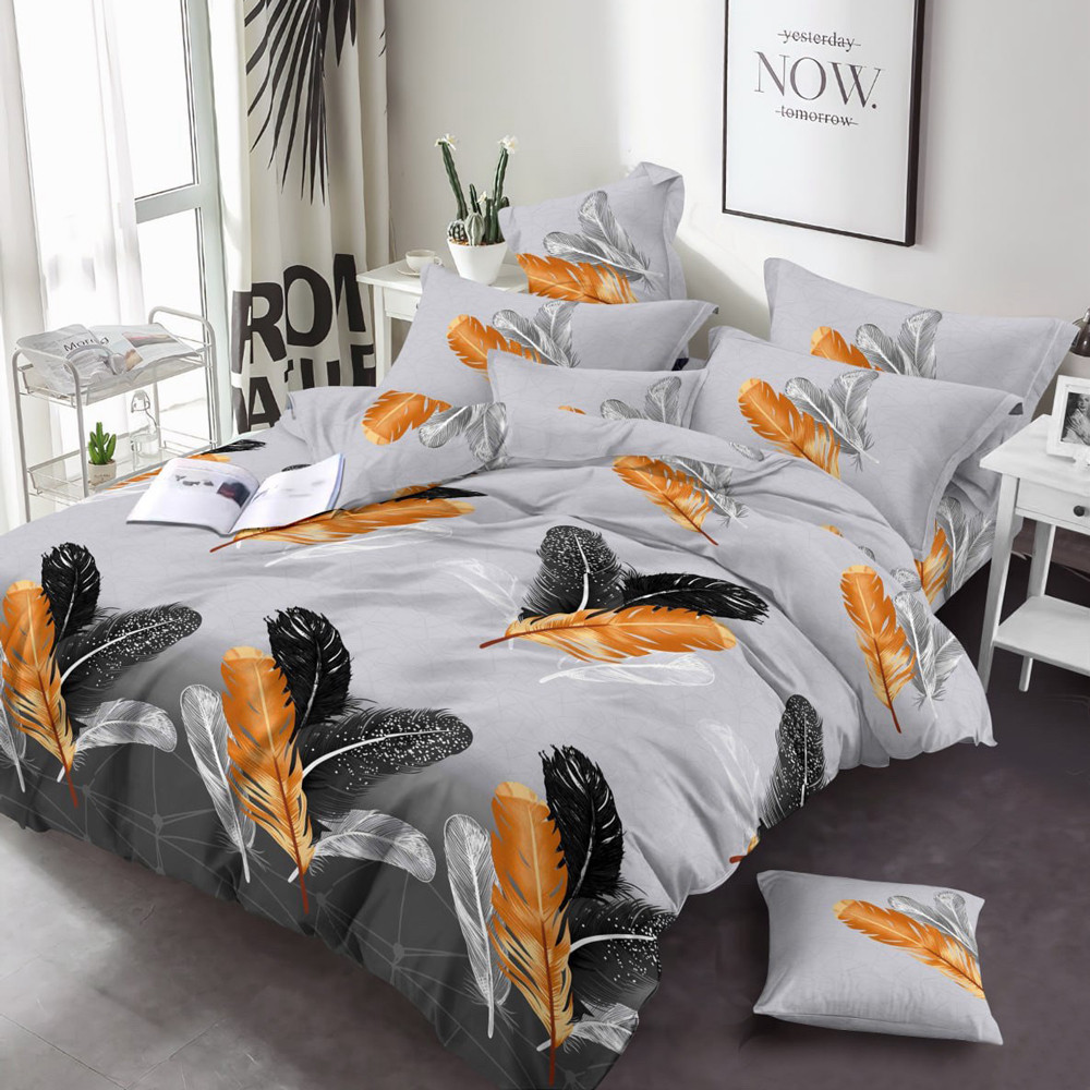 Тканина для постільної білизни Бязь "Gold" Lux GL37401grey