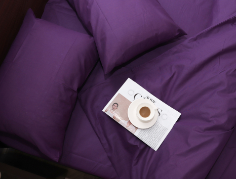 Двоспальний набір однотонної постільної білизни 180*220 із Бязі "Gold" №155527 Черешенка™