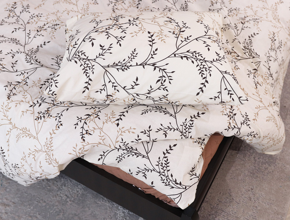 Двоспальний набір постільної білизни 180*220 із Бязі "Gold" №153307AB Черешенька™