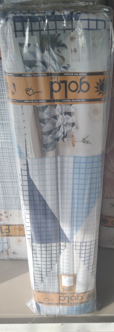 Ткань для постельного белья Бязь "Gold" Lux GL3598blue