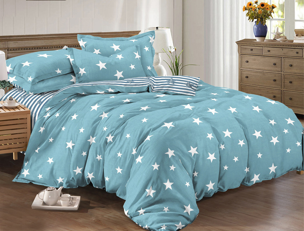 Евро макси набор постельного белья 200*220 из Сатина №615АВ Черешенка™