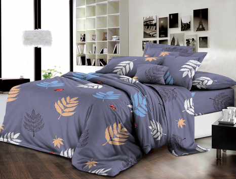 Полуторний набір постільної білизни 150*220 із Ранфорсу №182120 Черешенка™